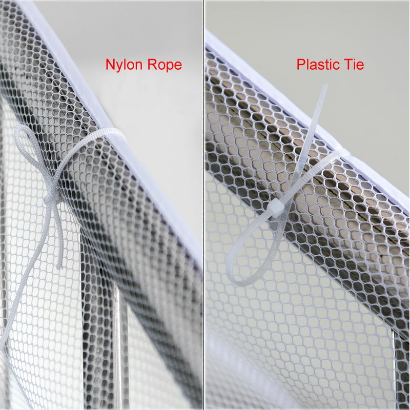 CM شبكة سلامة بطول 3م لحواجز السلم مع حبال لحماية الأطفال والحيوانات الأليفة على الدرج والشرفة والسرير - Image 3